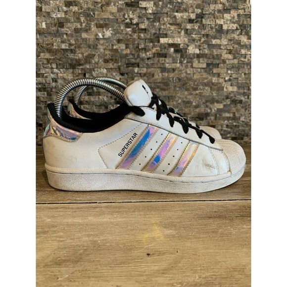 ADIDAS Men’s Limited Edition BY9084  SUPERSTAR white SNEAKERS SHOES Size 6 - Picture 1 of 7